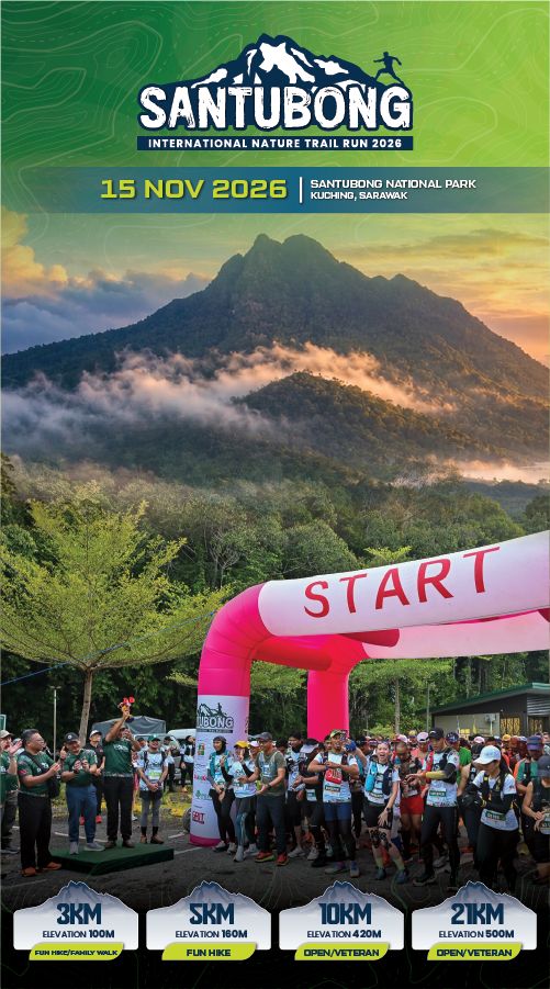 Start of the Santubong International Nature Trail Run 2026
